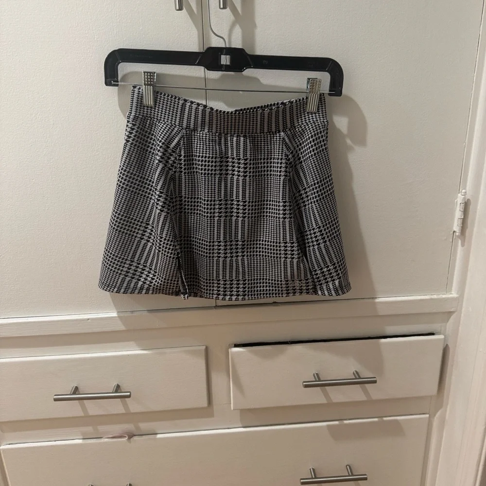 ALO YOGA Jacquard Glenplaid Tennis Skirt size xxs